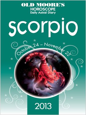 cover image of Old Moore's Horoscope 2013 Scorpio